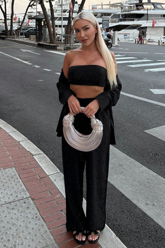 Andreea Sequined Three Pieces Set