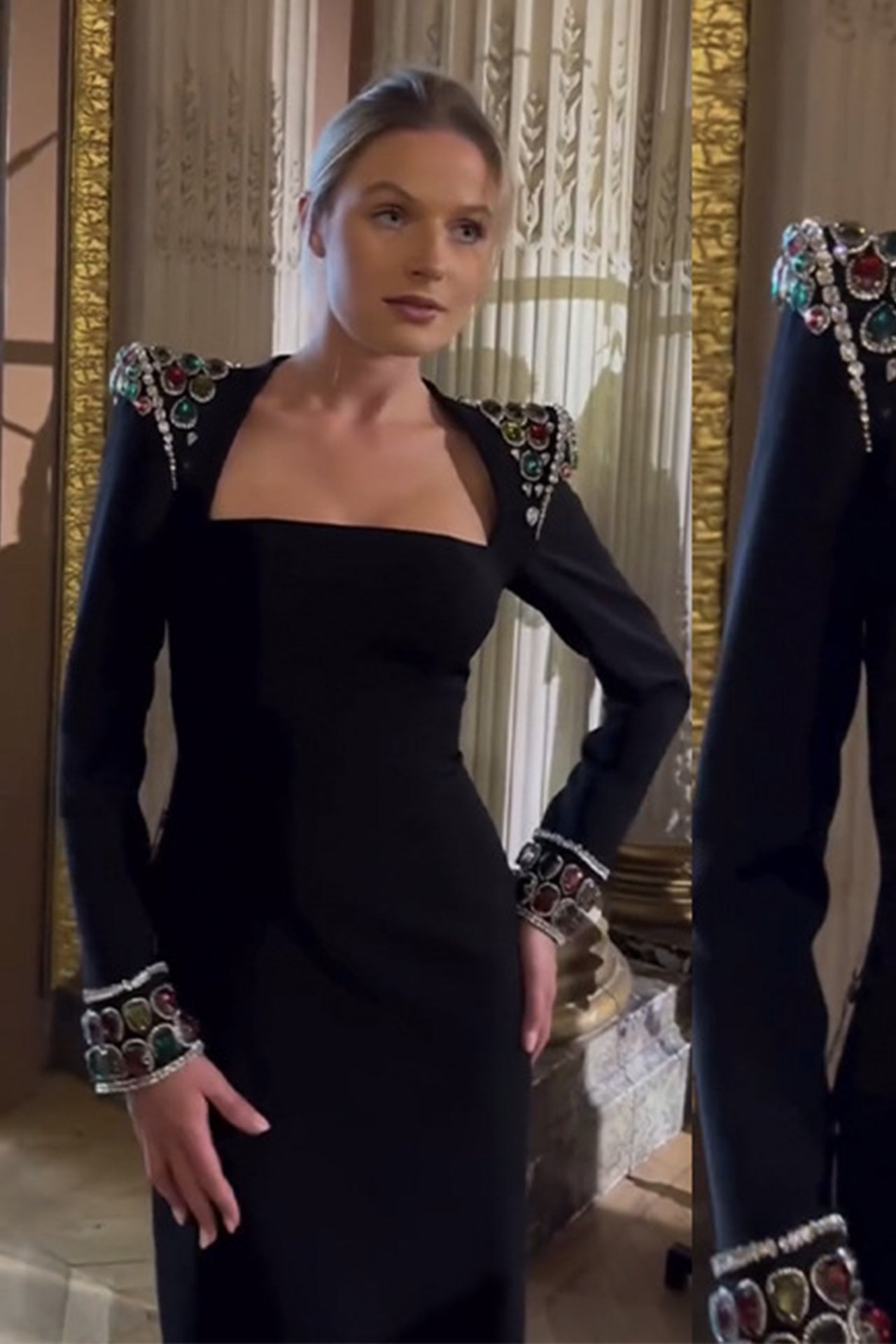 Sapphira Long Sleeve Maxi Dress