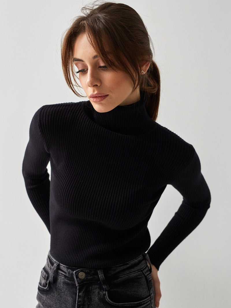 Turtleneck sweaters bottoming shirt autumn turtleneck pullover women