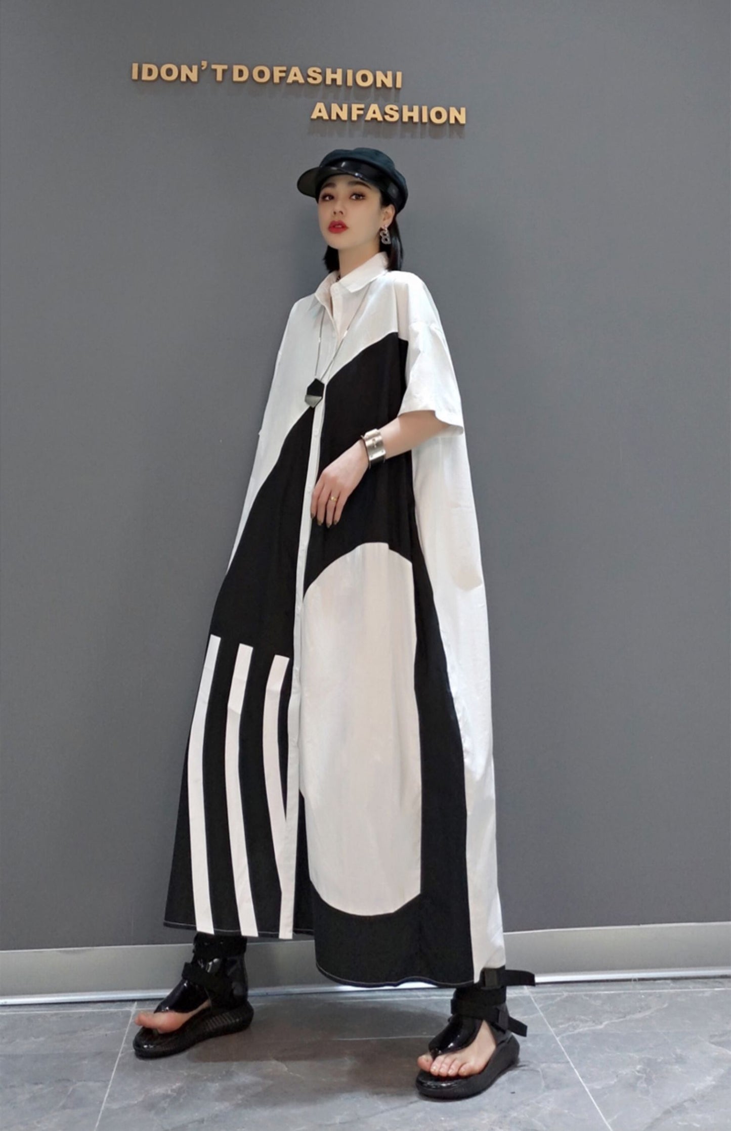 Personalized Colorblocked Short Sleeve Maxi Dress