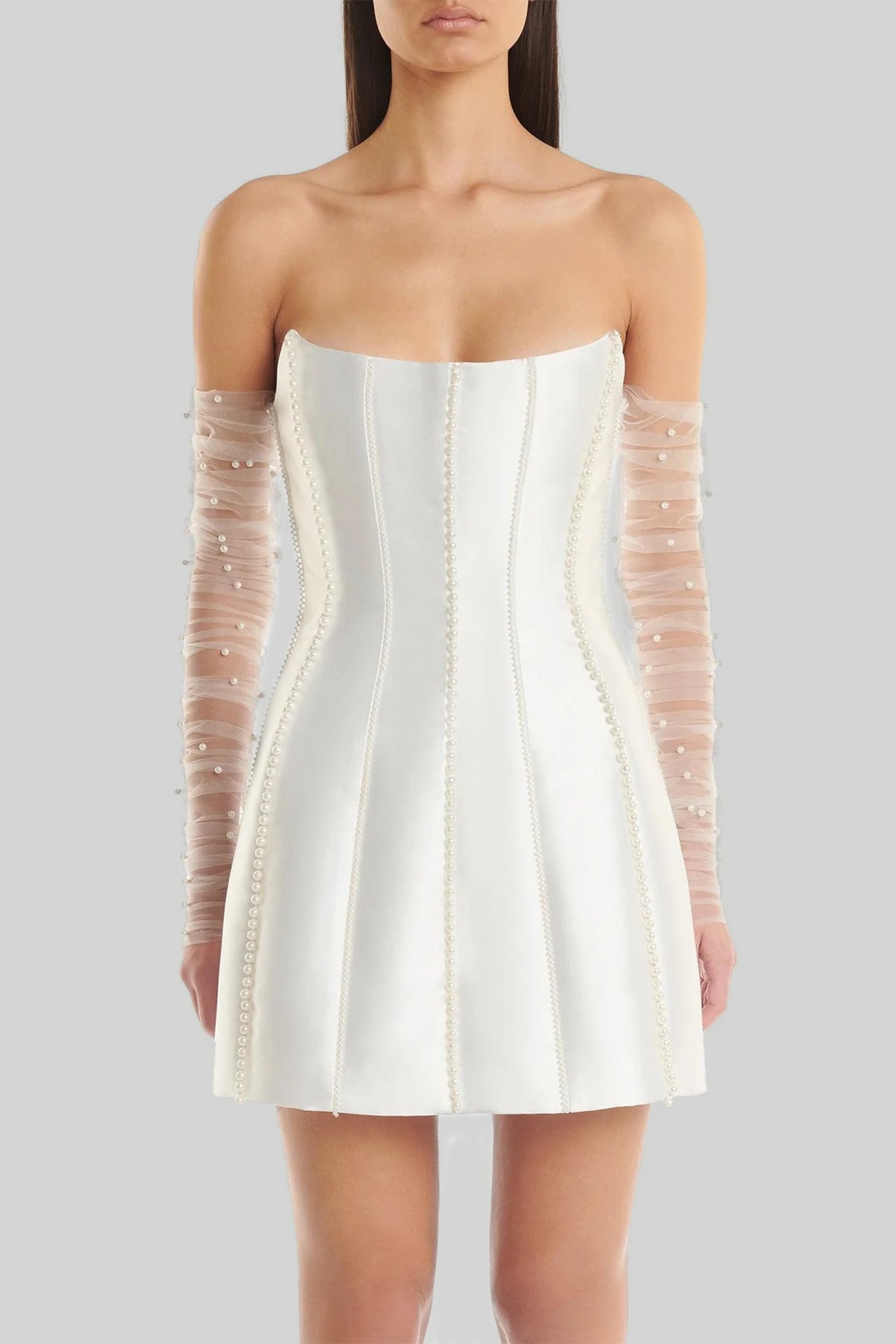 Eleanor Beadwork Mini Dress