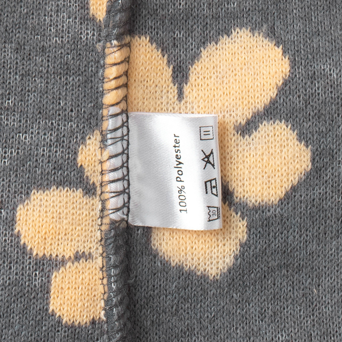 Polar fleece flower hoodie, European and American 2025 autumn and winter new fashion hoodie, warm woolen hoodie, women's sweater