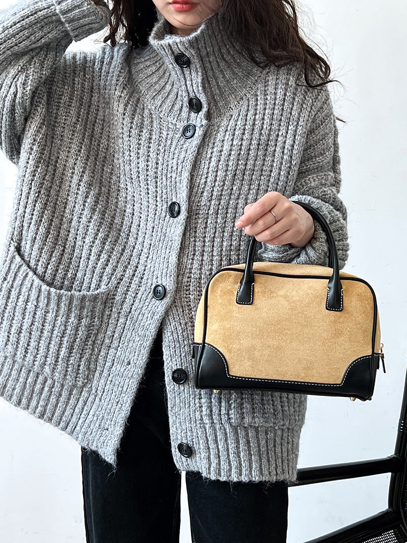 Loose Wool Turtleneck Sweater Outerwear