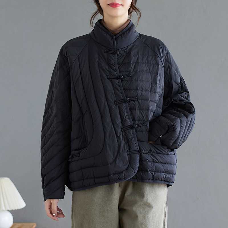 Lightweight Solid Color Cotton Outerwear