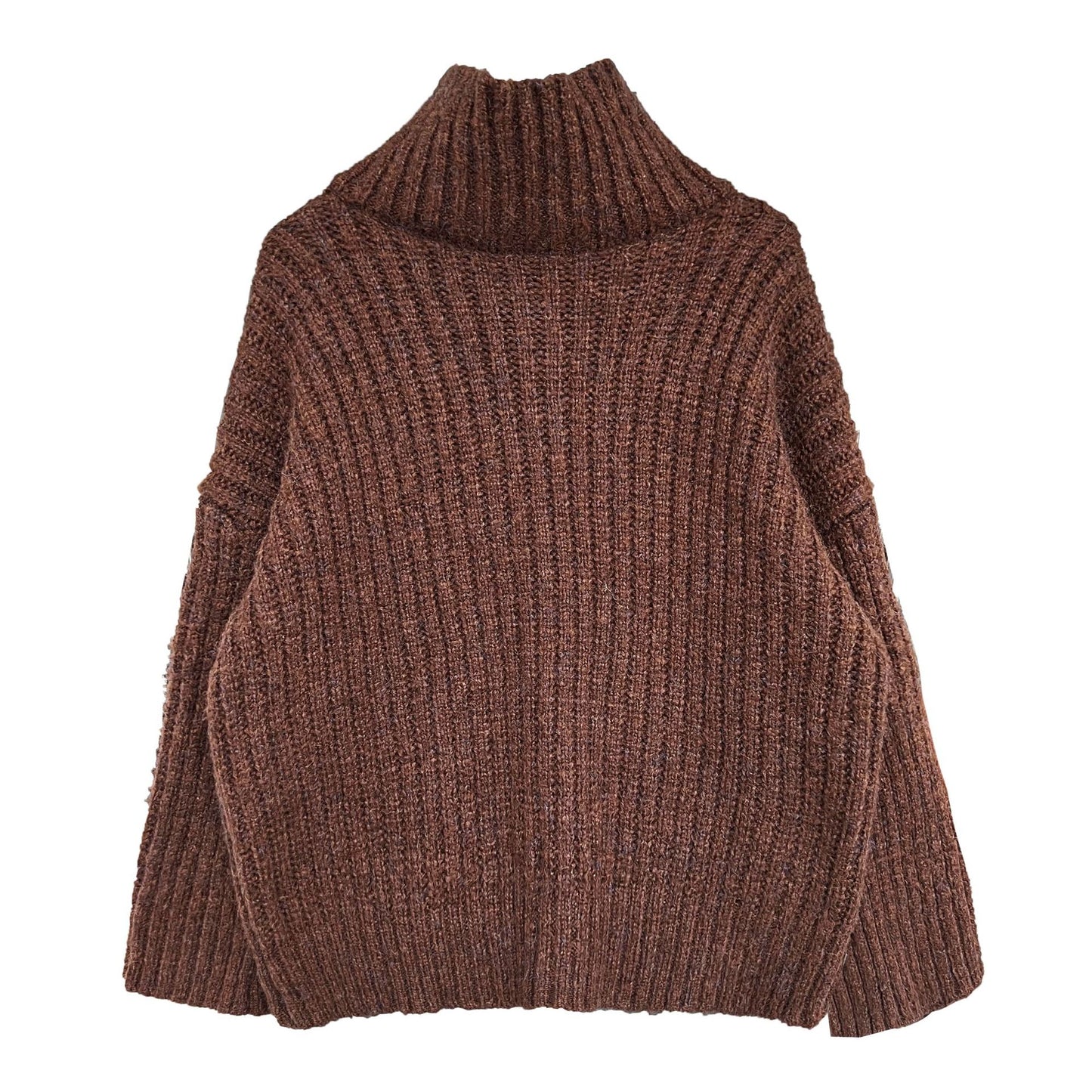 Loose Wool Turtleneck Sweater Outerwear