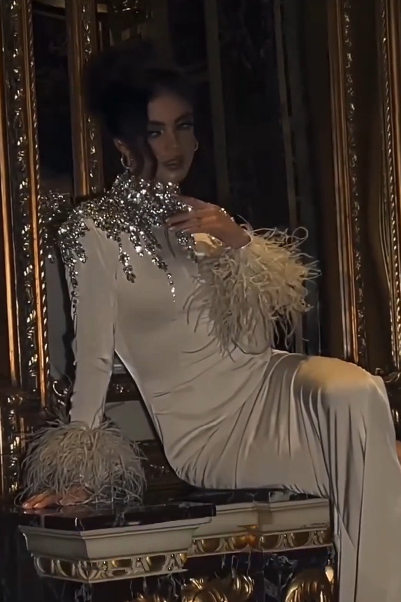 Magdalena Maxi Dress In White