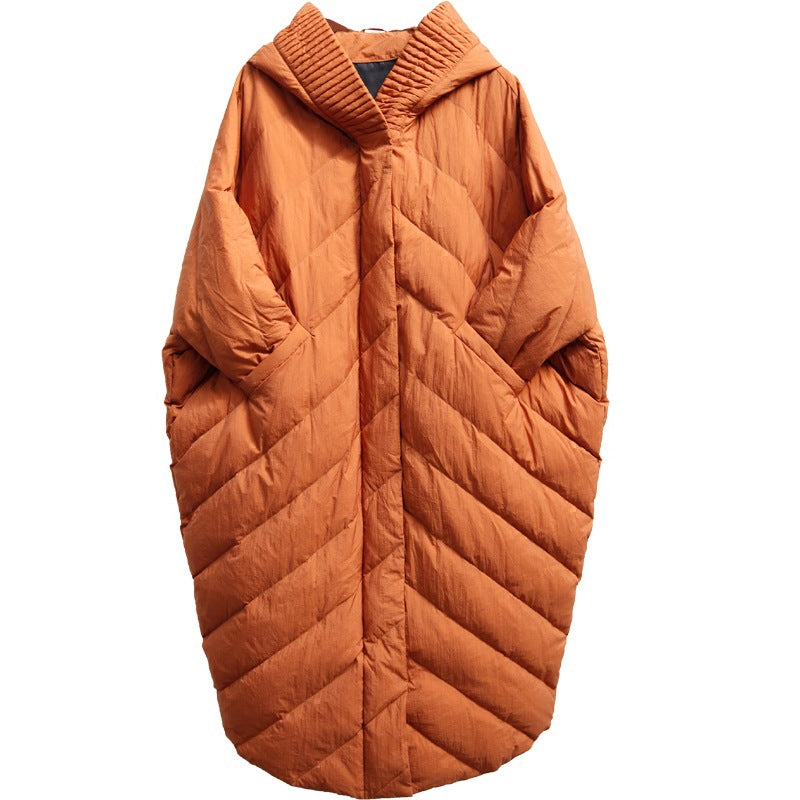Warm Thickened Hooded Duck Down Coat