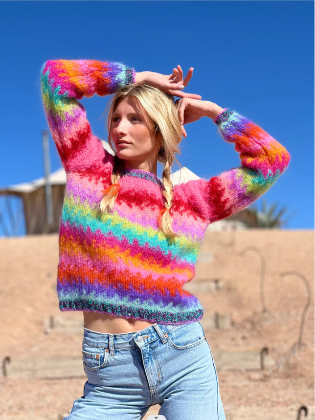 SWEATER TIE&DYE 12 COLORS MULTICOLOR