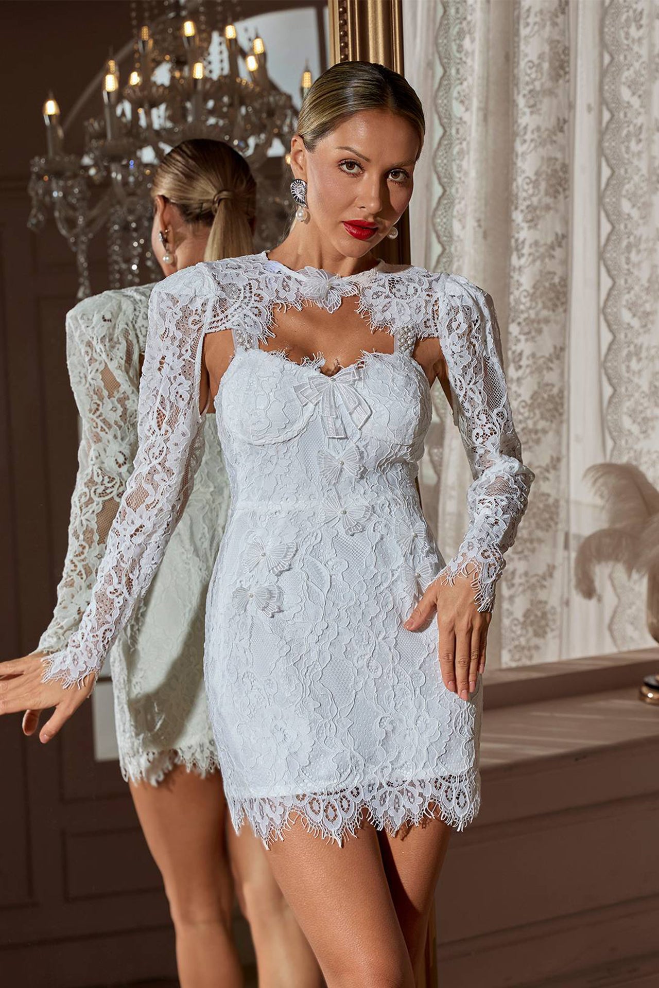 Yasmin Lace Two Piece Set