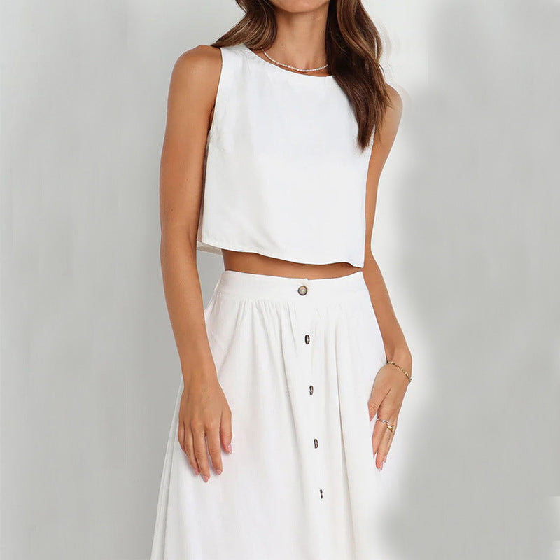 Sweet Sexy Waist Solid Color Suits