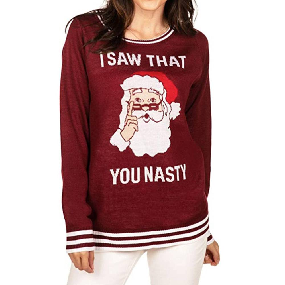 Merry Christmas Sweater | Long Sleeve Women's Sweater