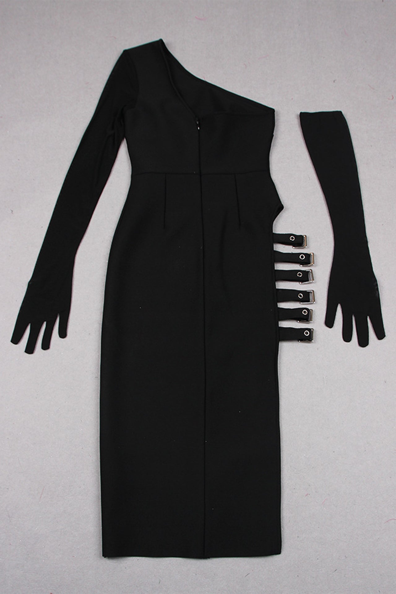 Antonella One Shoulder Midi Dress