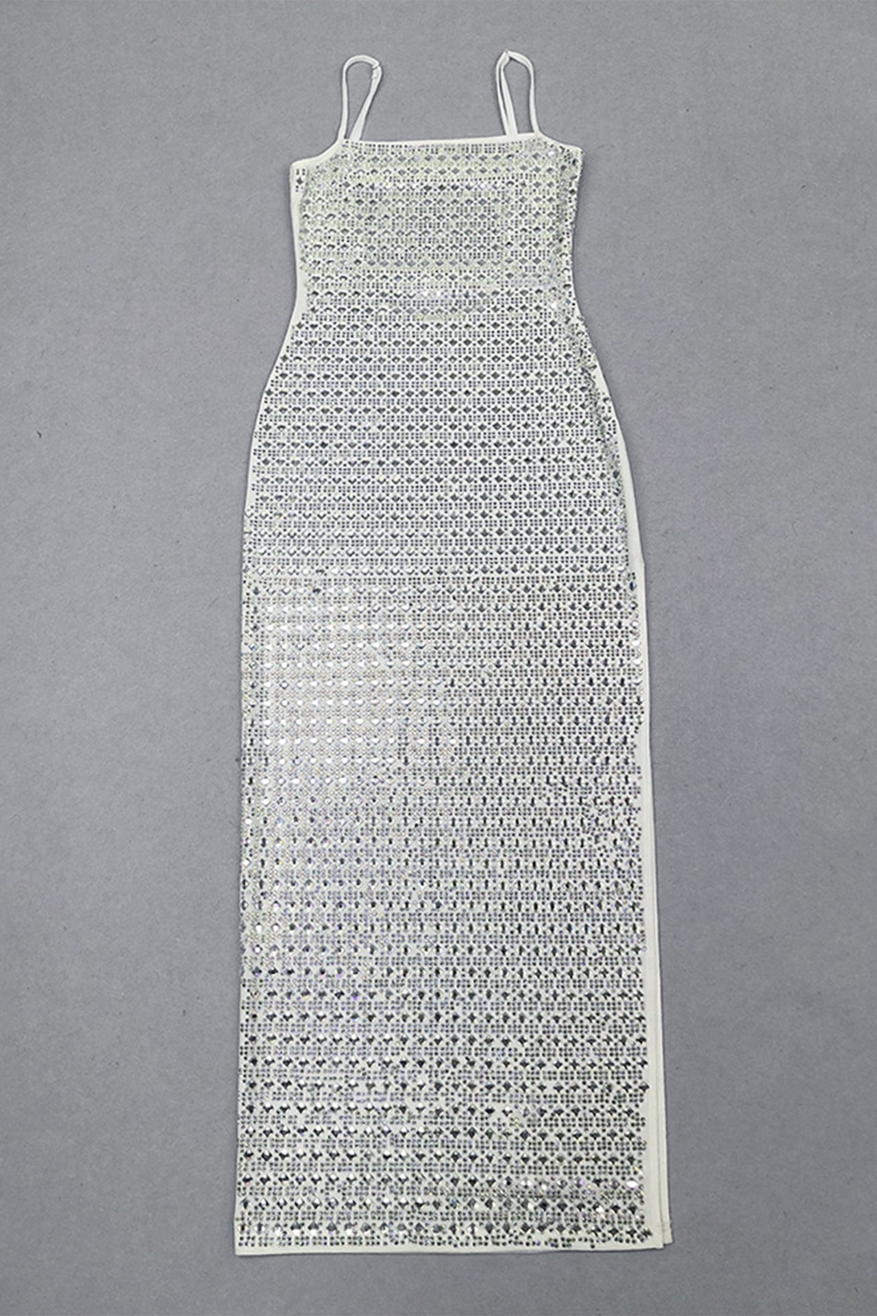 Camille Strap Rhinestone Maxi Dress