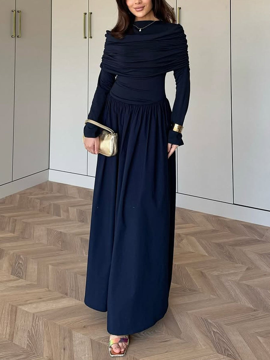 Casual Pleated Dress