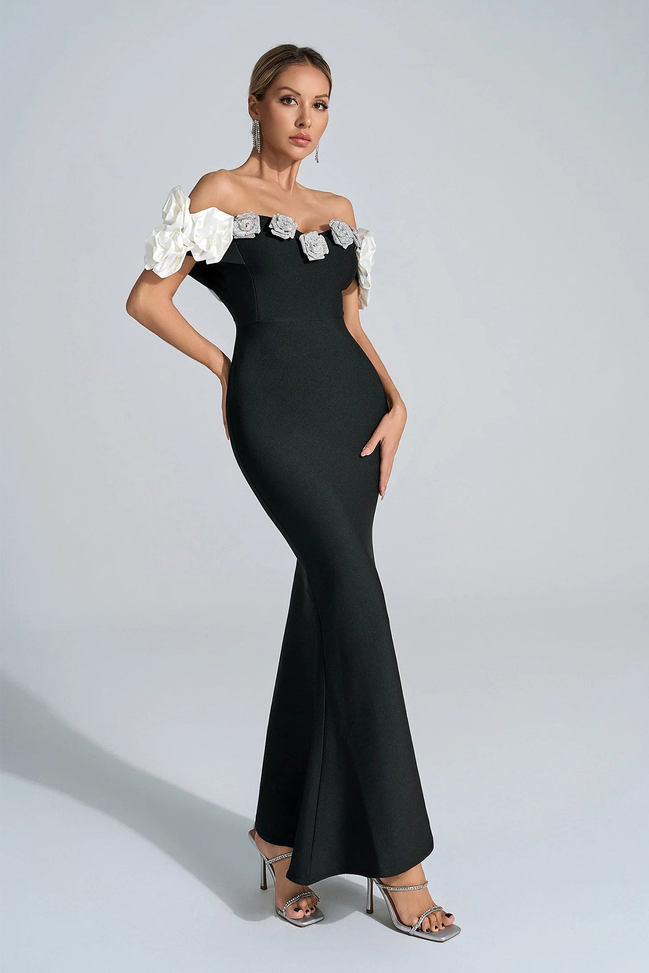 Elianna Off Shoulder Maxi Dress