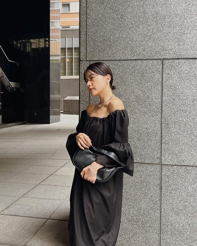 Autumn Winter New Fashion To Restore The Old Money Style One Shoulder Two Wear Loose Maxi Dress