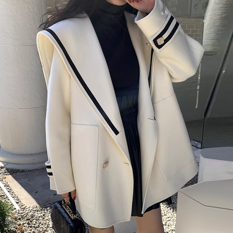 Vintage Faux Cashmere Tweed Button Jacket