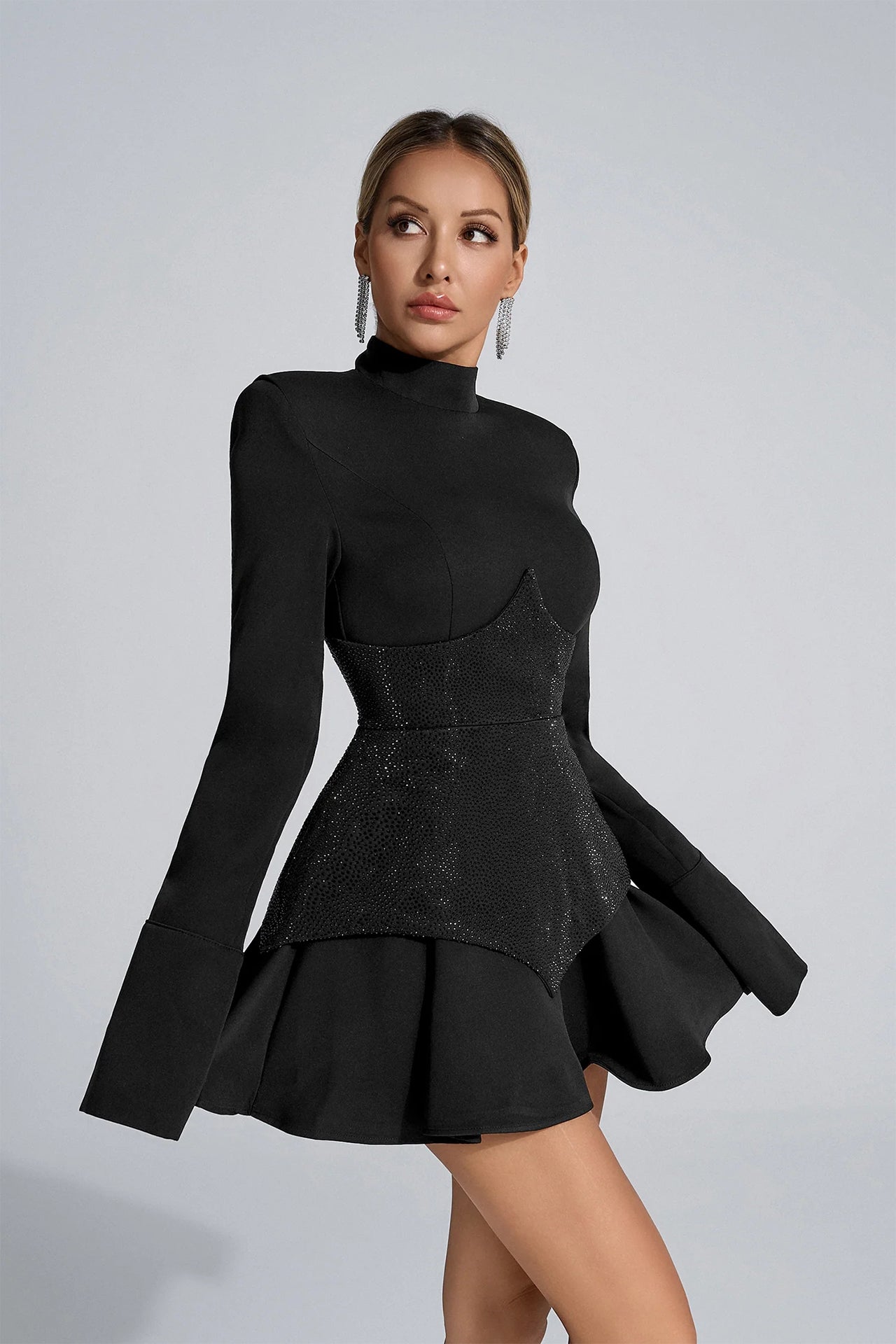 Daphne Long Sleeve Mini Dress