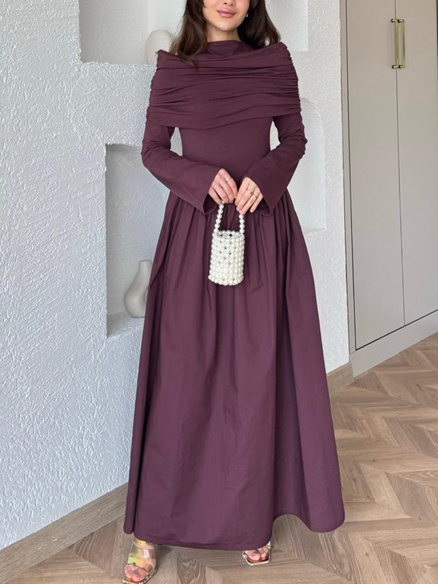 Casual Pleated Dress