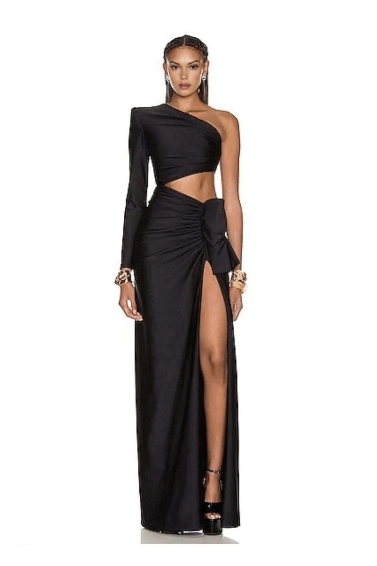 Aurora Maxi Dress-Black