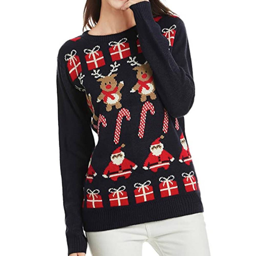 Merry Christmas Sweater | Long Sleeve Women's Sweater