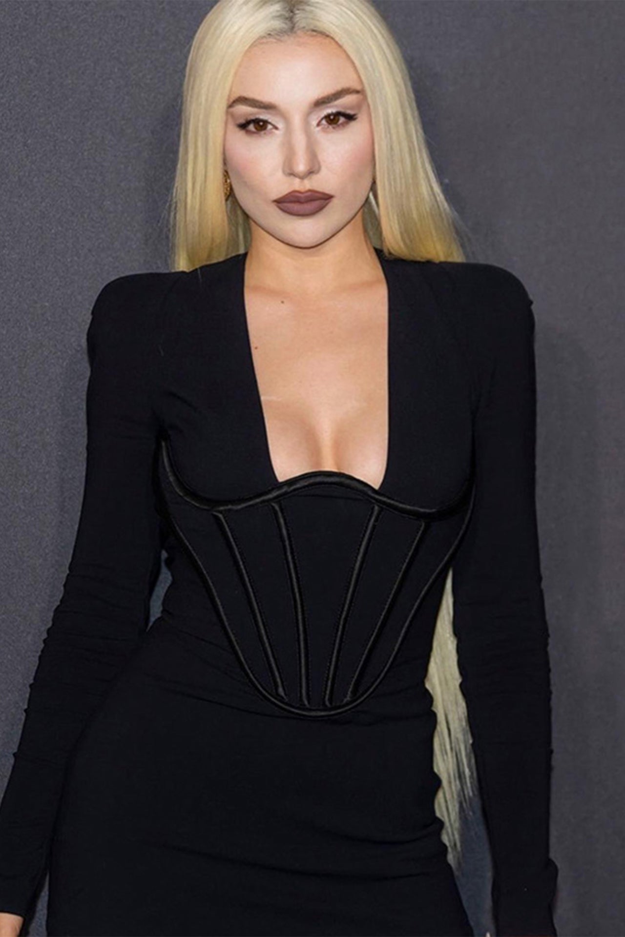 Leilani Fishbone Mini Dress