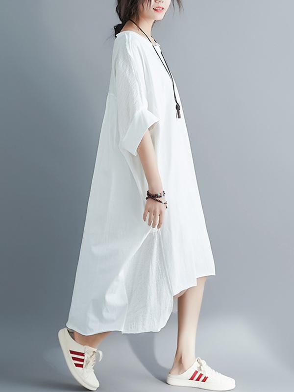Super Loose Irregular Long Dress