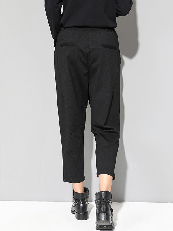 Leisure Fashion Irregularity Solid Color Harem Pants