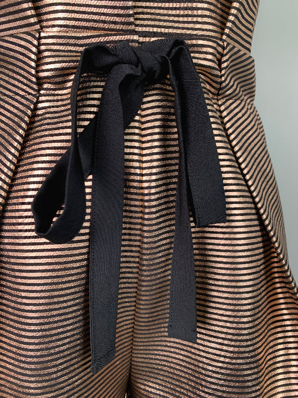 High Waisted Striped Shorts Bottoms