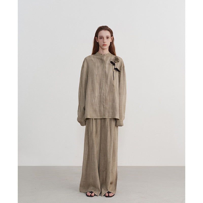 Lazy Style Solid Color Long Sleeve Top