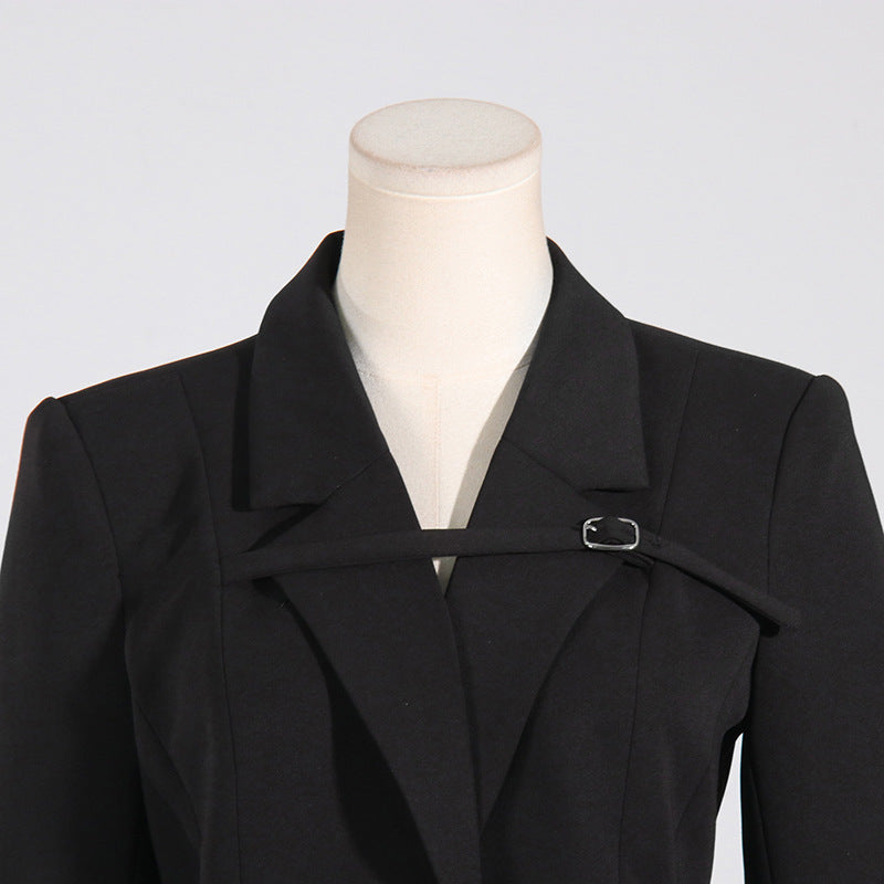 Niche design simple coat 2024 spring new fashion elegant commuter style slim slimming windbreaker for women