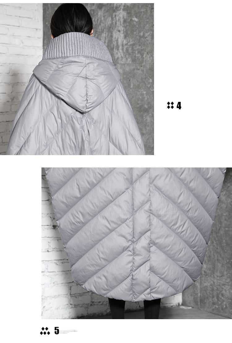 Warm Thickened Hooded Duck Down Coat