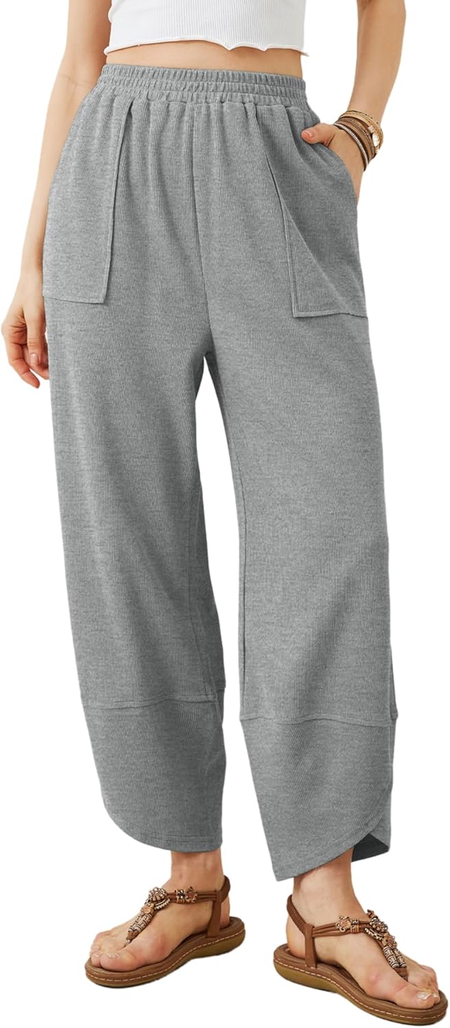 🙌Women's Baggy Wide Leg Casual Elastic Harem Pants (Buy 2 Free Shipping)