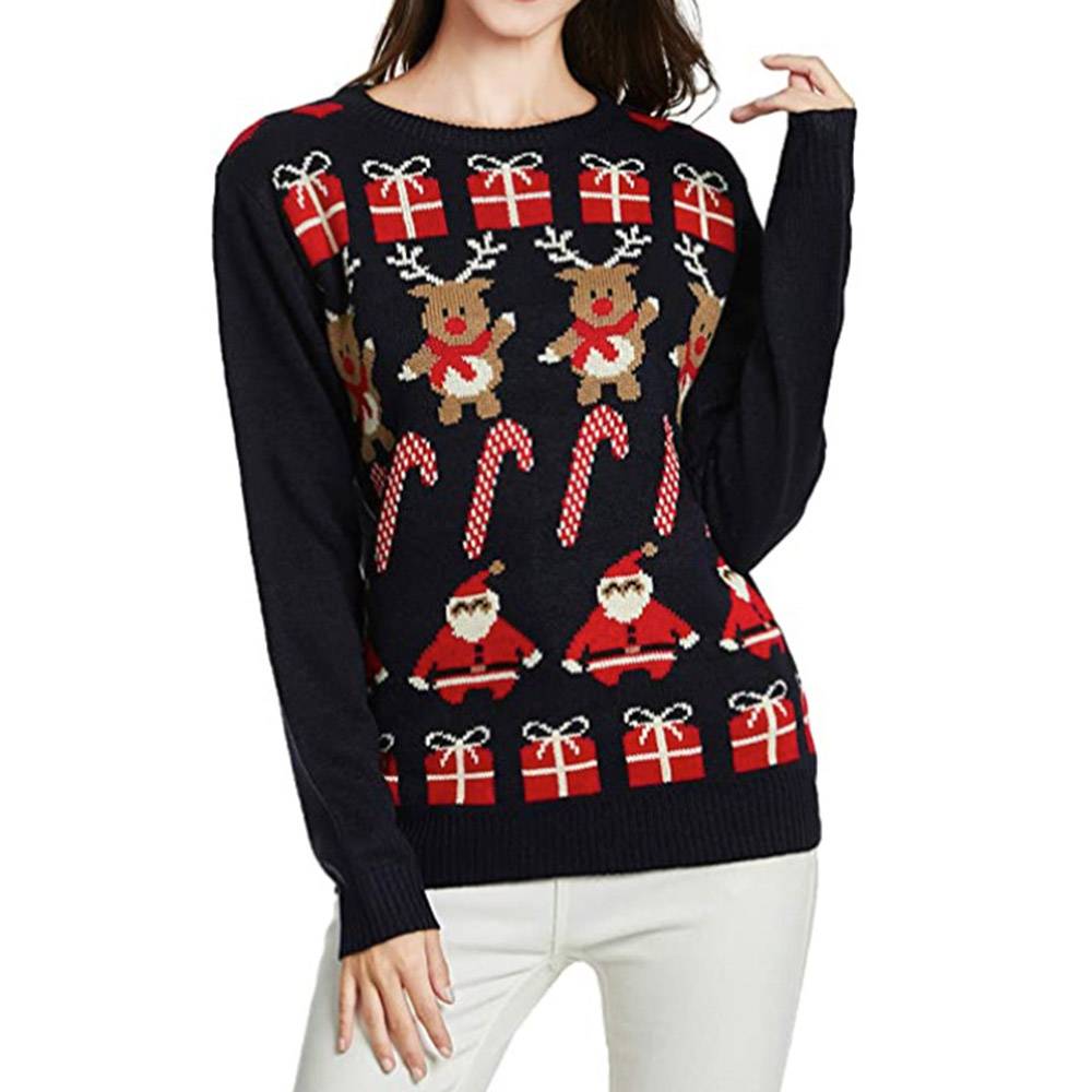 Merry Christmas Sweater | Long Sleeve Women's Sweater