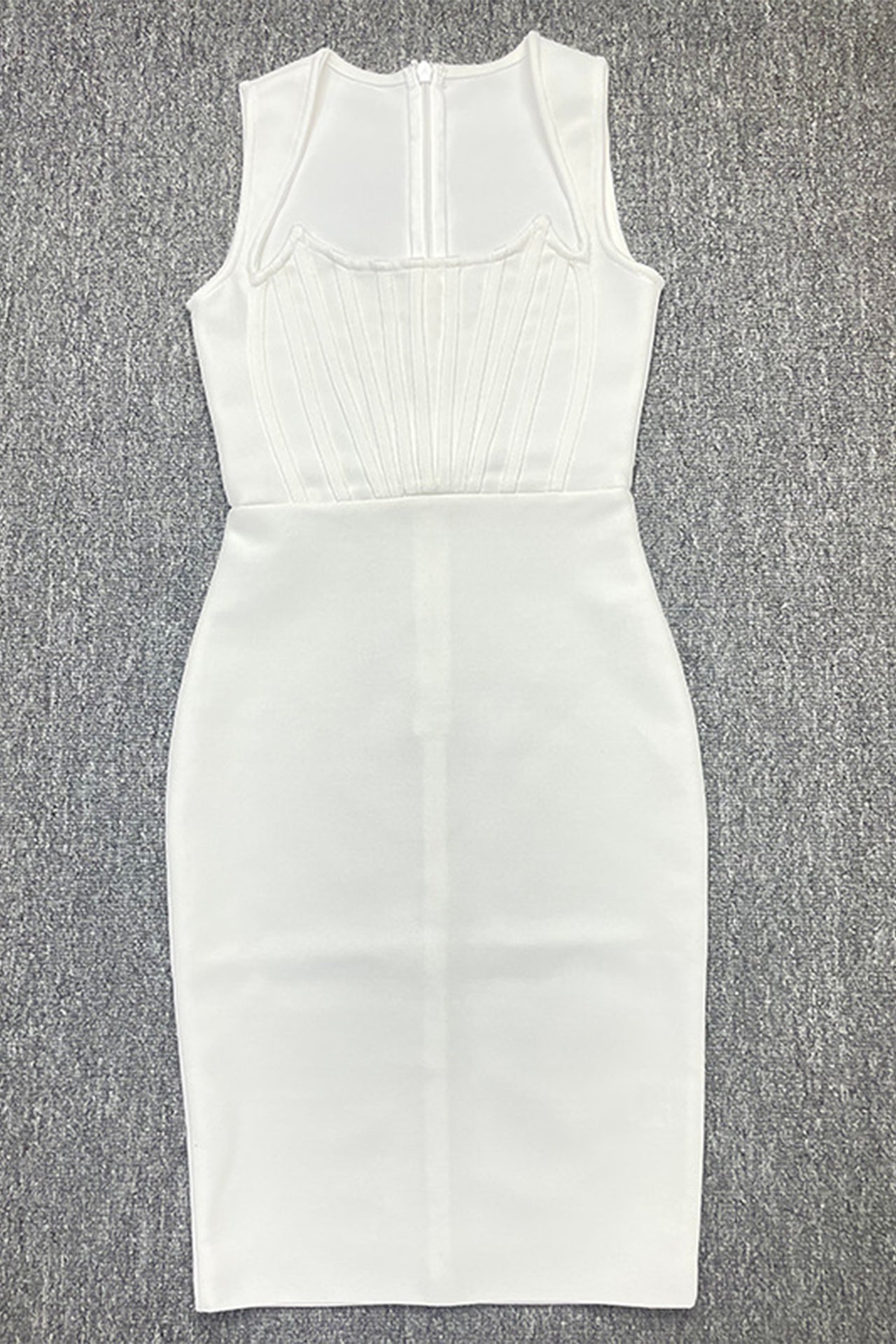 Victoria Fishbone Midi Dress