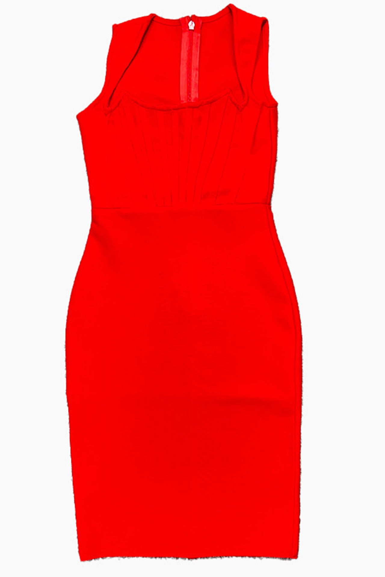Victoria Fishbone Midi Dress