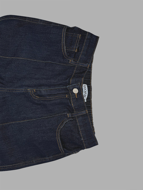 Flared High Waisted Split-Joint Jean Pants Bottoms