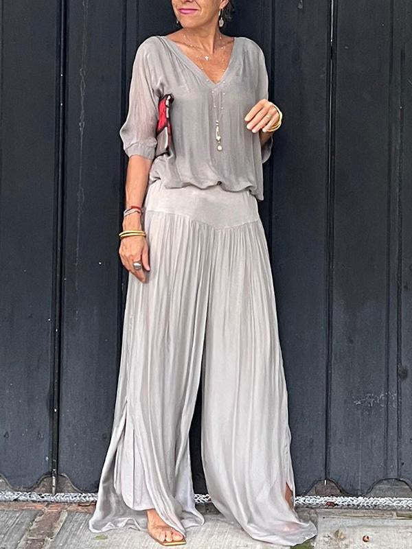 Casual Elegant Chiffon Suit