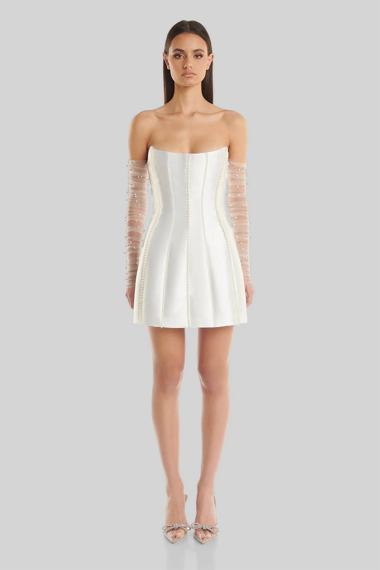 Eleanor Beadwork Mini Dress
