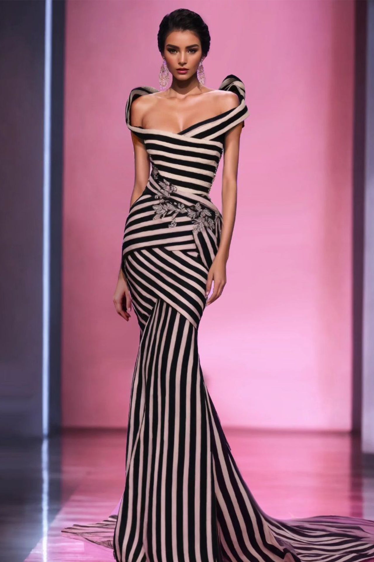 Arabella Patchwork Maxi Dress