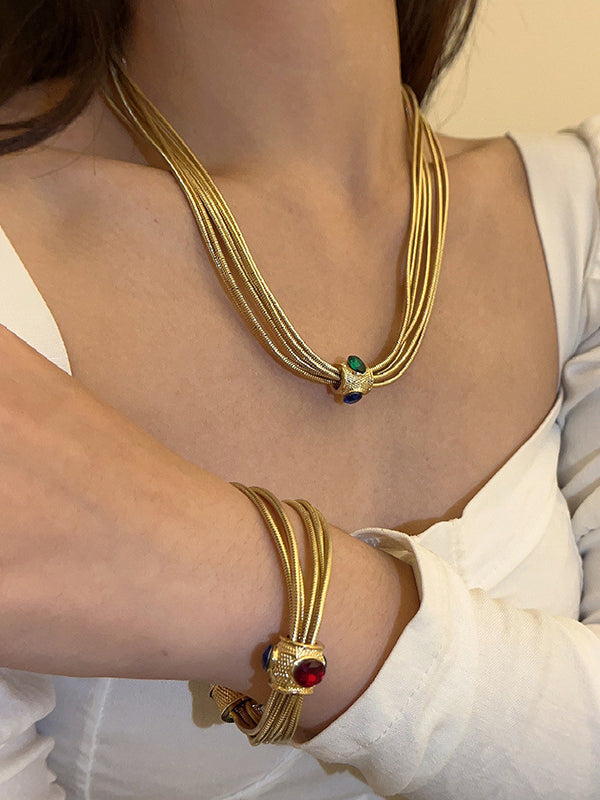 Chains Geometric Necklaces Accessories