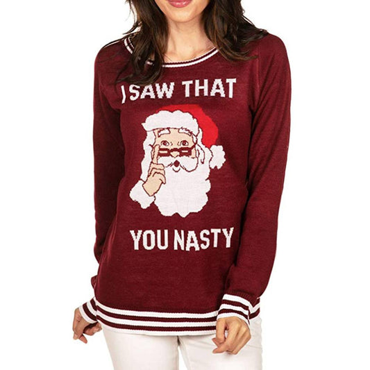 Merry Christmas Sweater | Long Sleeve Women's Sweater