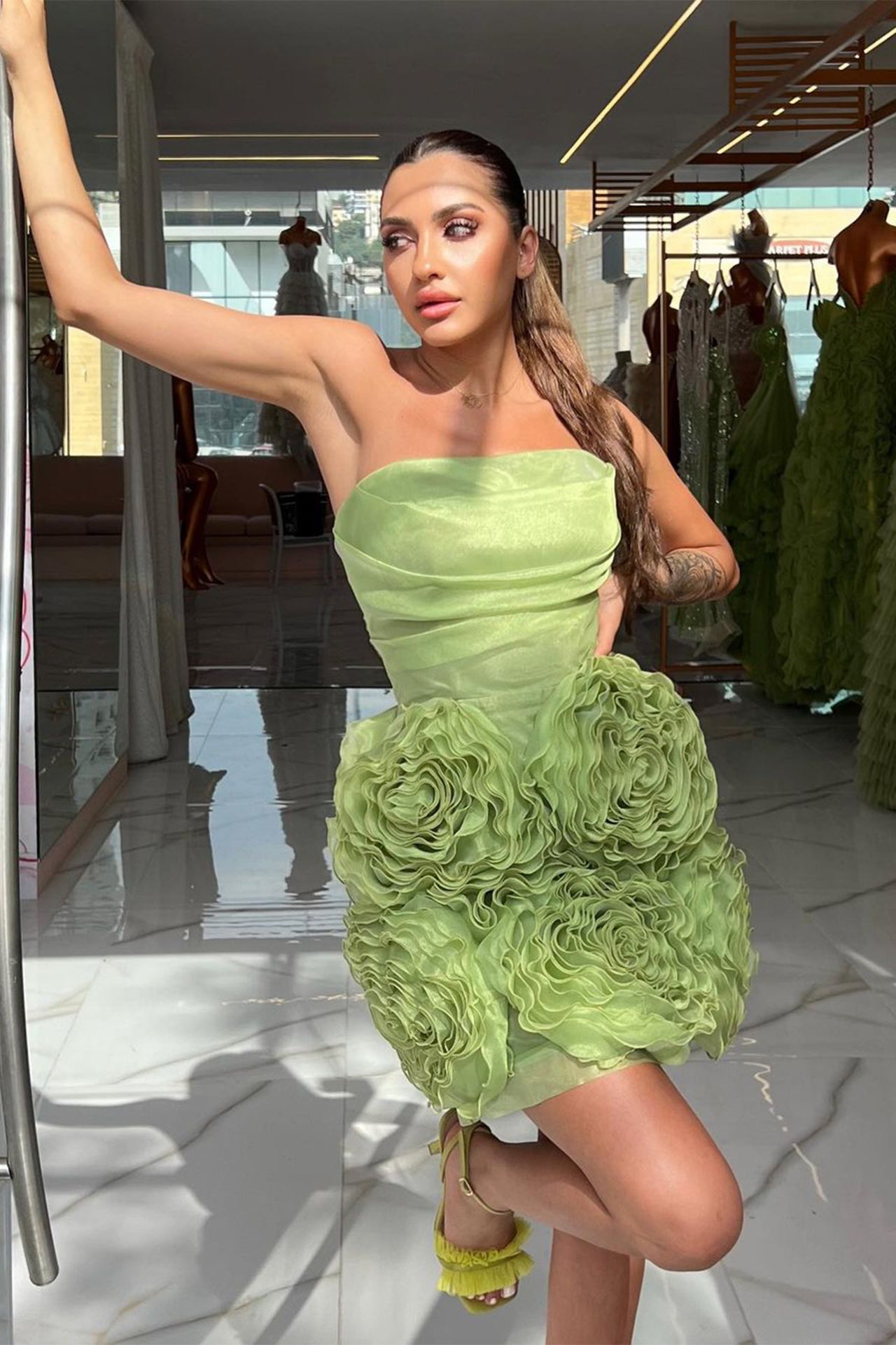 Victoria Strapless Mini Dress