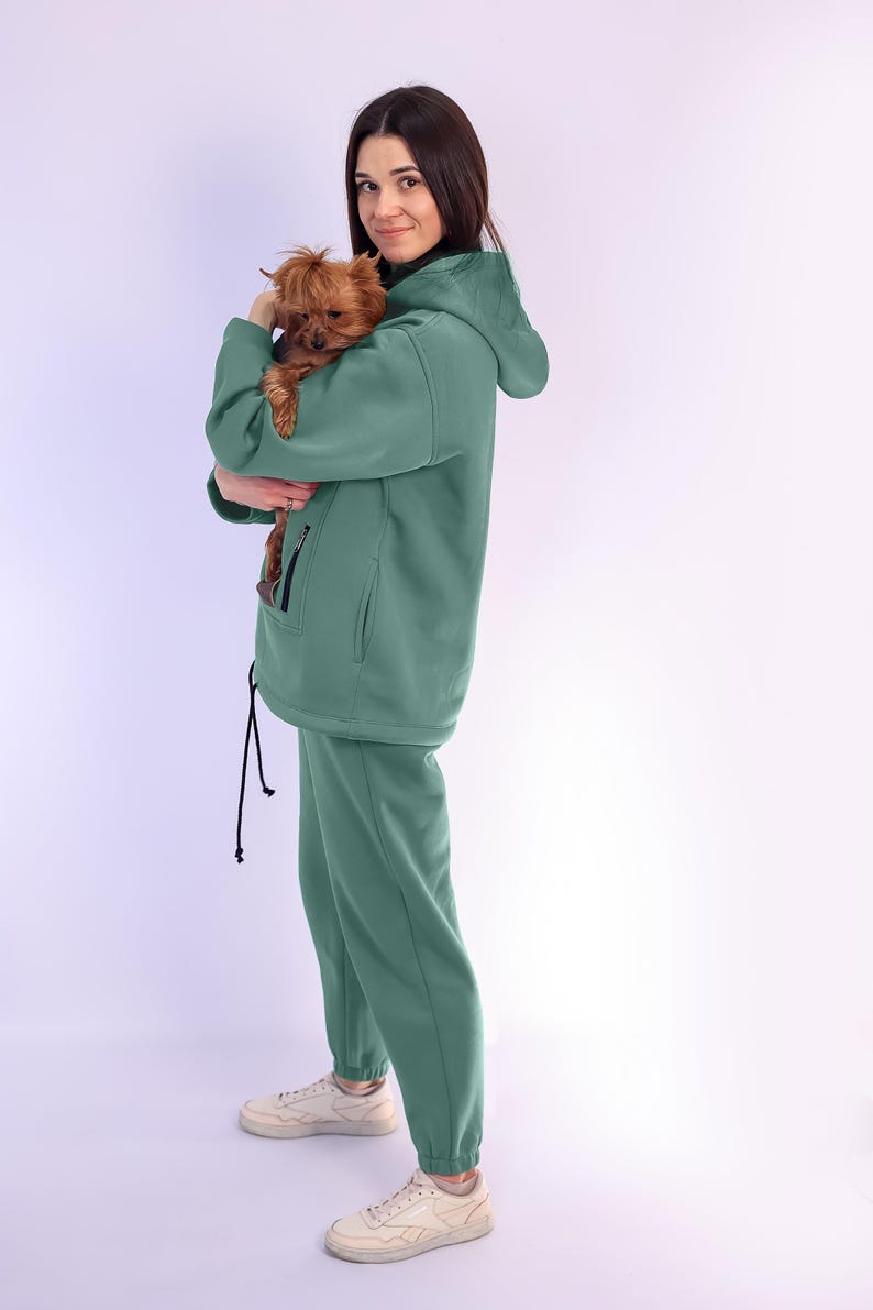 Pet Carrier Hoodie: Cat & Dog Travel Sling, Pocket Pet Storage
