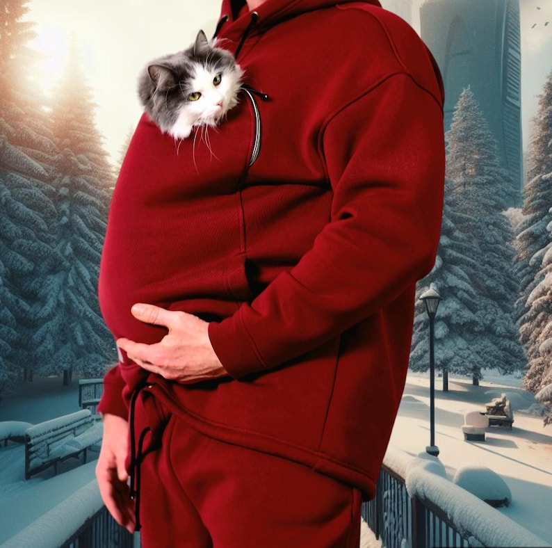 Stylish Cat Accessories | Pet Pouch Hoodie, Personalized Tote Bag & Kitty Sling Bag