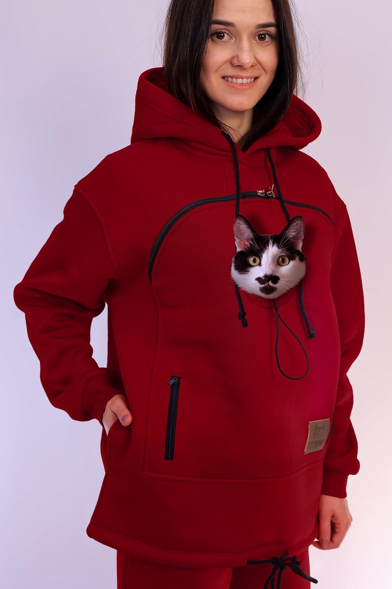 Stylish Cat Accessories | Pet Pouch Hoodie, Personalized Tote Bag & Kitty Sling Bag