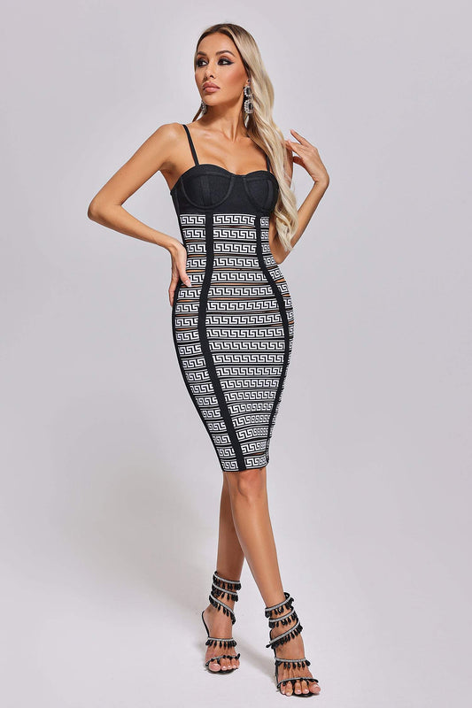 Leyni Bandage Midi Dress
