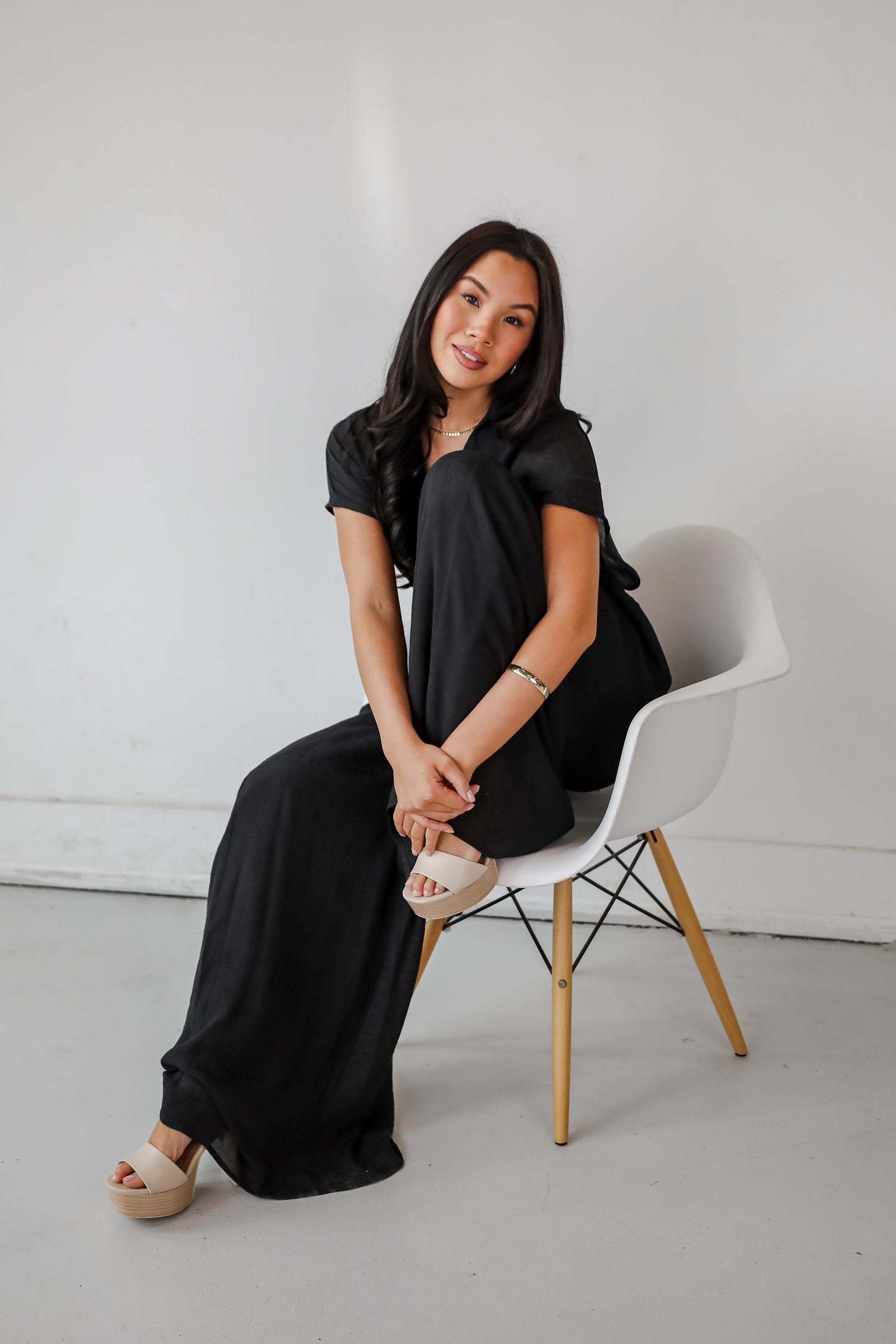 Delightful Direction Black Wide Leg Pants - DU DEAL