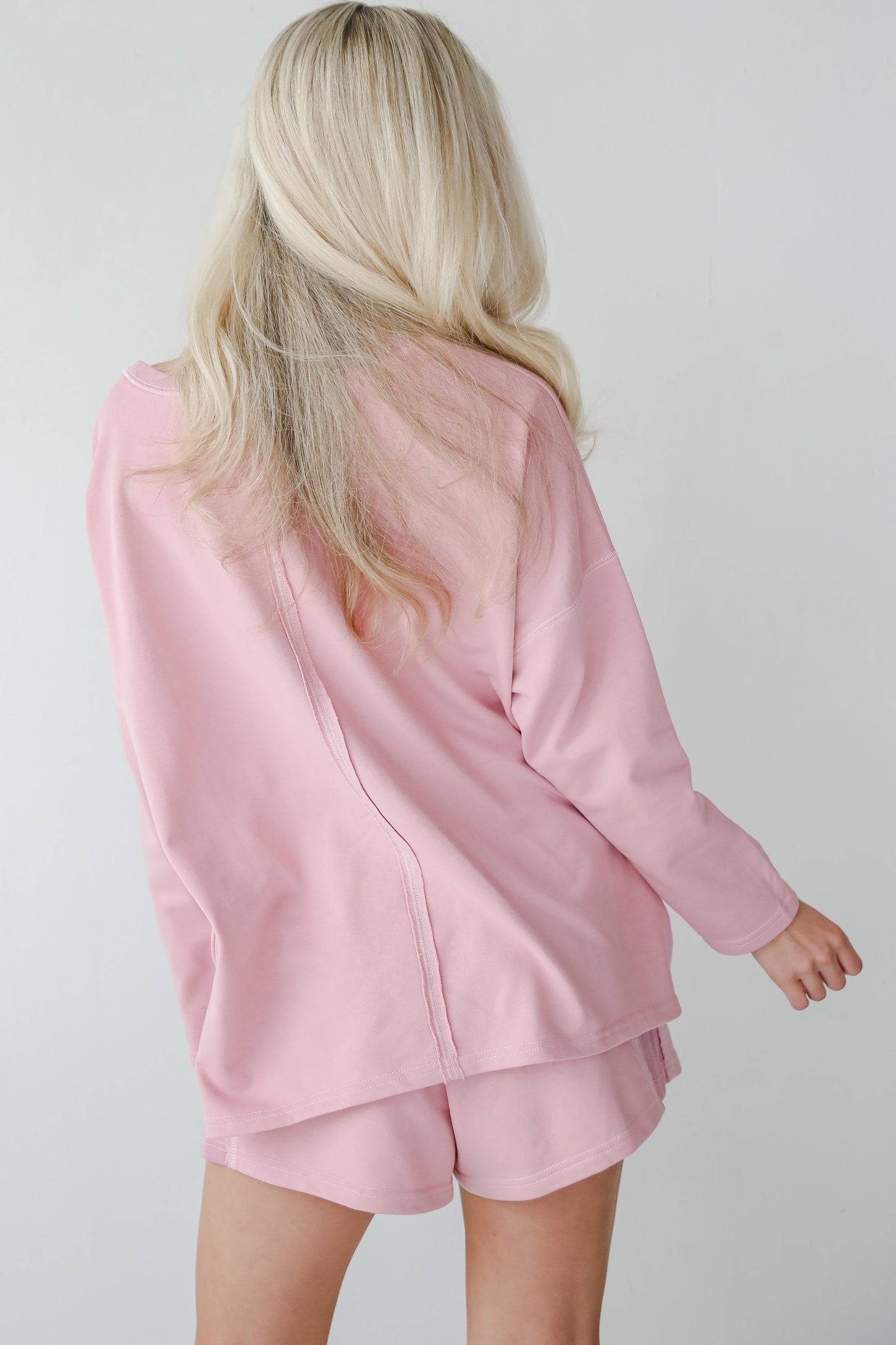 Relaxing Perfection Blush Long Sleeve Top