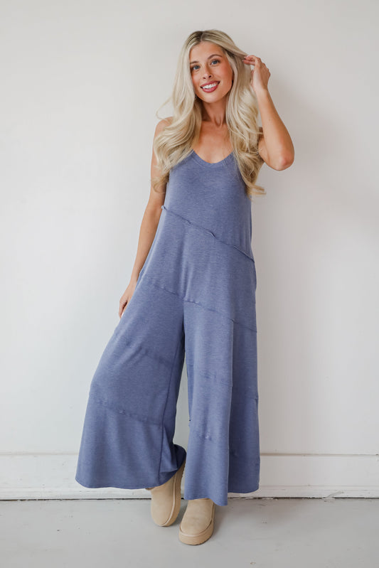 Favorite Impression Denim Wide Leg Jumpsuit